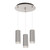 Cameo 11-in Brushed Nickel 3-Light Multi Pendant