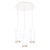 Cameo 11-in White 3-Light Multi Pendant