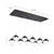 Pluto 27-in Chrome 10-Light Multi Pendant