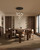 Pluto 24-in Black Chrome 13-Light Multi Pendant