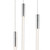 Motif 13-in Chrome LED Multi Pendant