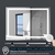 36"x48" LED Mirror Light Bathroom