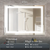 36"x48" LED Mirror Light Bathroom