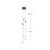 Motif 27-in Brushed Gold LED Multi Pendant