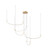 Talis 70-in Brushed Gold LED Multi Pendant