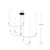 Talis 70-in Brushed Gold LED Multi Pendant