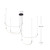 Talis 90-in Brushed Nickel LED Multi Pendant