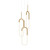 Huron 18-in Brushed Gold LED Multi Pendant