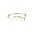 Twist 19-in Antique Brass LED Pendant