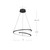 Twist 19-in Black LED Pendant