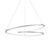 Twist 32-in Antique Silver LED Pendant