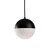 Monae 8-in Black LED Pendant