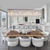 8-Light 39" L Crystal Chandelier
