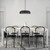 Beacon 20-in Black LED Pendant
