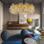Art Glass Leaves Tree Branch Chandelier