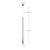 Taper 32-in Black LED Pendant