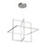 Mondrian 28-in Brushed Nickel LED Pendant