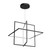 Mondrian 28-in Black LED Pendant