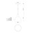 Chroma 6-in Brushed Nickel LED Pendant