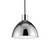 Chroma 12-in Chrome LED Pendant