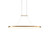 Eerie 47-in Antique Brass LED Pendant
