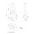 Tetra 16-in White LED Pendant