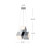 Tetra 11-in Chrome LED Pendant