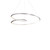 Ampersand 32-in Brushed Nickel LED Pendant