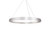 Halo 53-in Brushed Silver LED Pendant