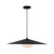 Cruz 24-in Metal - Black/White LED Pendant