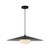 Cruz 24-in Metal - Black/White LED Pendant