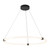 Bruni 32-in Black LED Pendant