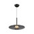 Kyoto 17-in Black/Smoked Glass LED Pendant