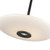 Kyoto 17-in Black/Glossy Opal Glass LED Pendant