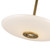 Kyoto 17-in Vintage Brass/Glossy Opal Glass LED Pendant