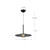 Kyoto 17-in Vintage Brass/Glossy Opal Glass LED Pendant