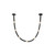 Corda 7-ft Black/Opal Glass LED Pendant