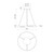 Anello Minor 19-in Walnut LED Pendant