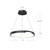 Anello Minor 24-in Black LED Pendant