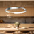 Anello Minor 24-in Brushed Nickel LED Pendant