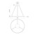 Anello Minor 32-in Brushed Nickel LED Pendant