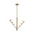Cypress 23-in Brushed Gold/Opal Glass LED Pendant