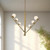 Cypress 23-in Brushed Gold/Opal Glass LED Pendant