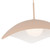 Kirby 22-in Peach Socket Pendant