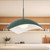 Kirby 22-in Pine Green Socket Pendant
