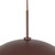 Kirby 22-in Burgundy Socket Pendant