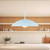 Regent 19-in Cerulean Socket Pendant