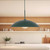 Regent 19-in Pine Green Socket Pendant