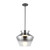 Trinity 13-in Black/Smoked LED Pendant