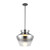 Trinity 13-in Black/Smoked LED Pendant